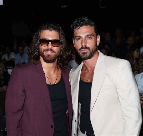 Michele Morrone And Can Yaman's Deep Conversation at Milan's Fashion.